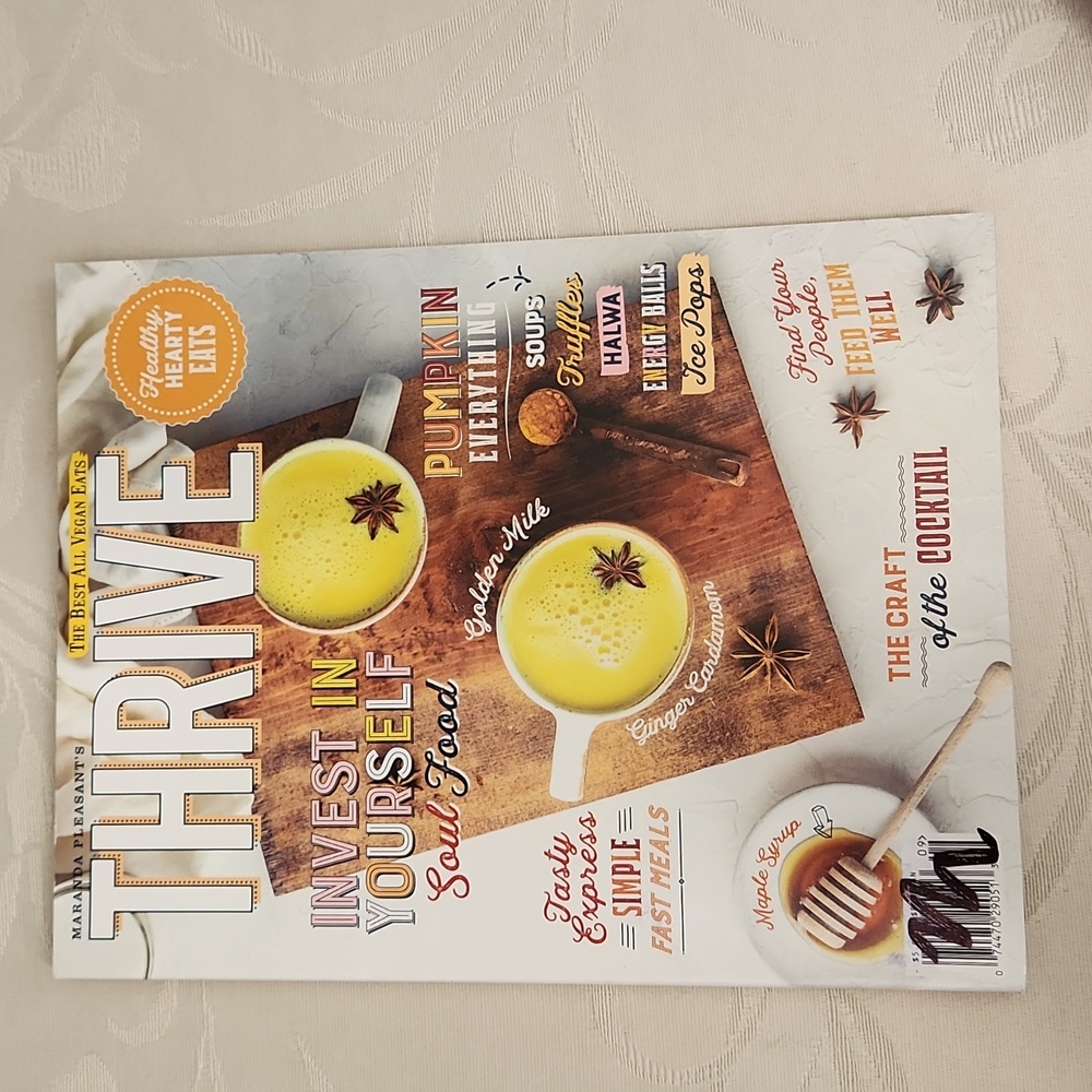 4/$15 Delish All Vegan Eats THRIVE Magazine Volume 42